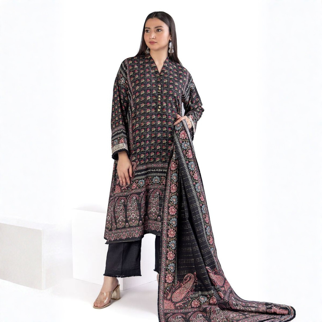 Khaadi 3-Piece (Khaddar Suit)