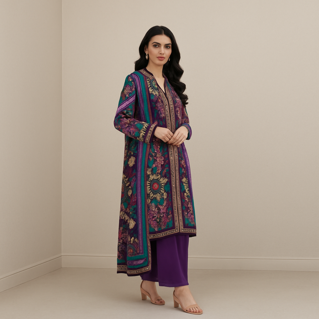 Khaadi 3-Piece (Khaddar Suit)