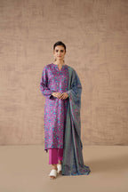 Nishat Linen 3-Piece Printed Fine Khaddar Suit