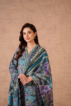 Nishat Linen 3-Piece unstitched Fine Khaddar Suit