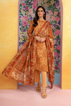 Nishat Linen 3-Piece unstitched Fine Khaddar Suit