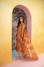 Nishat Linen 3-Piece unstitched Fine Khaddar Suit