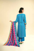 Nishat Linen 3-Piece unstitched Fine Khaddar Suit