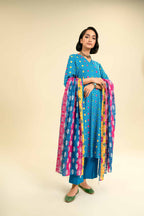 Nishat Linen 3-Piece unstitched Fine Khaddar Suit