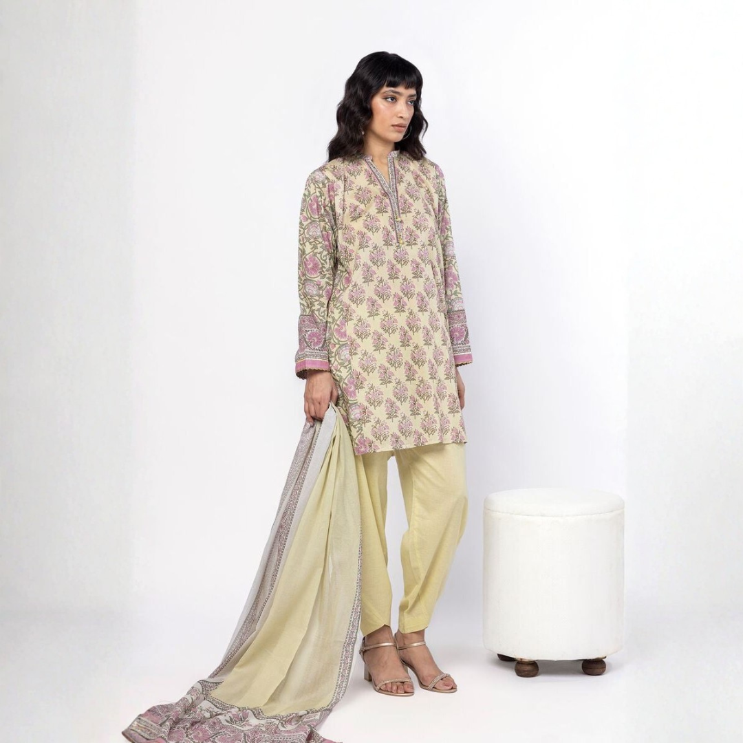 Khaadi 3-Piece (Khaddar Suit)