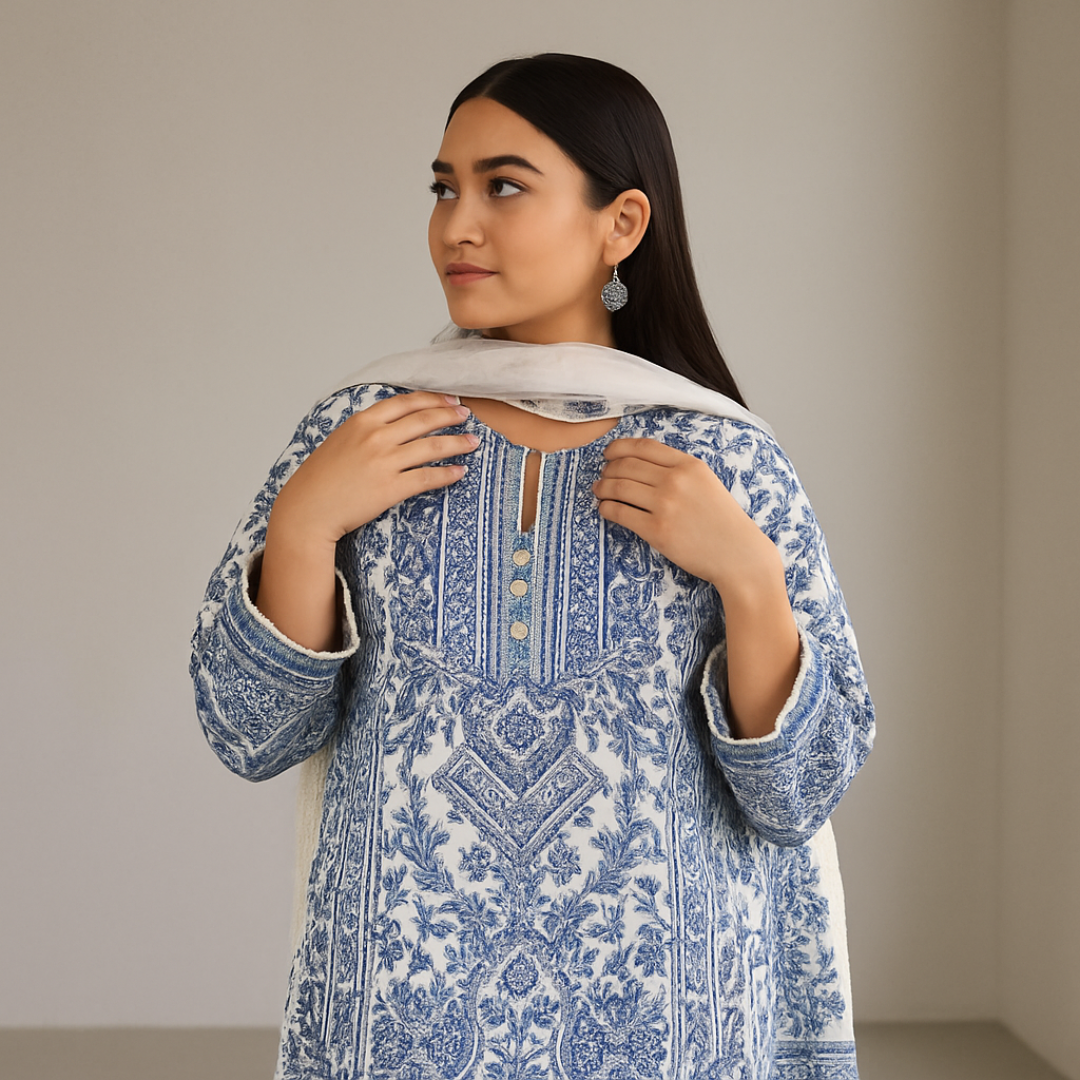 Khaadi 3-Piece (Khaddar Suit)