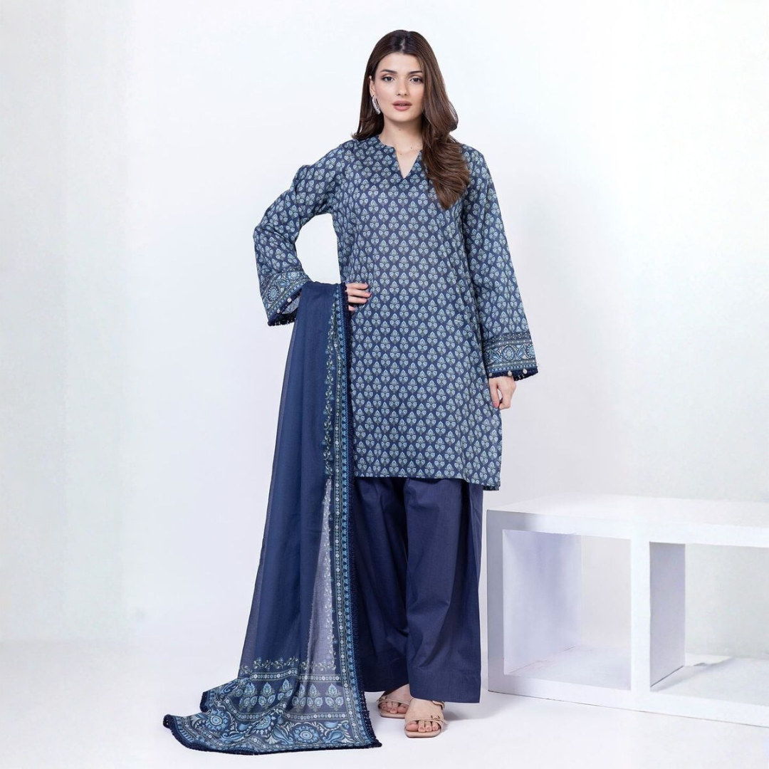 Khaadi 3-Piece (Khaddar Suit)
