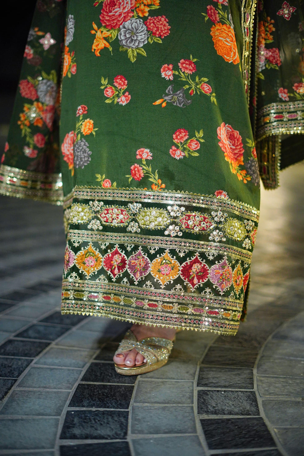 Aneela's Embroidered 3PC