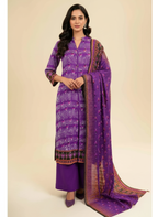 Nishat Linen 3-Piece unstitched Fine Khaddar Suit